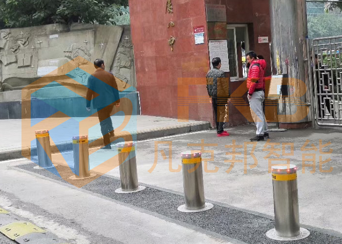 学校大门升降桩